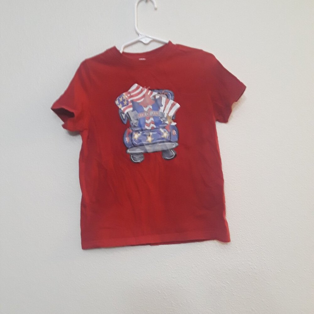 Rabbit Skins Red Kids Short Sleeve Tee